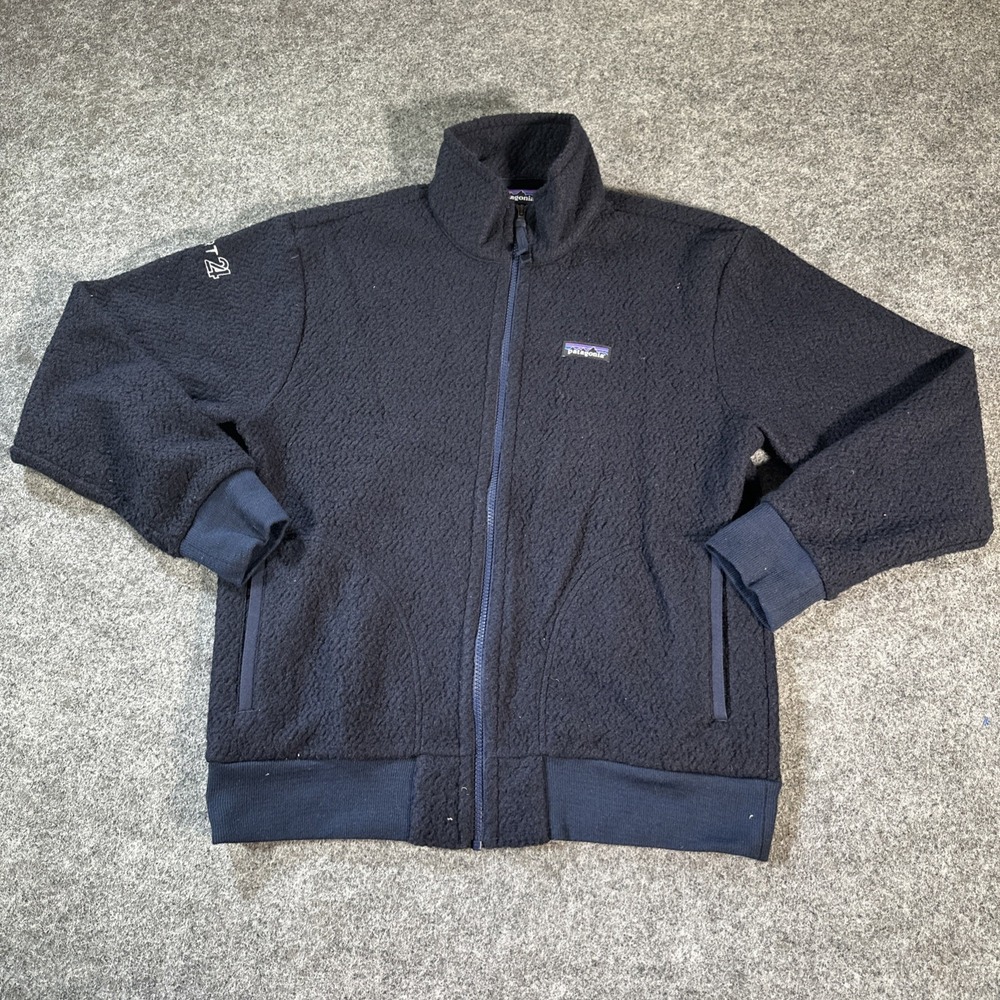 Patagonia Men's Woolyester Fleece Pullover Size Med Red Outdoors Nature Classic